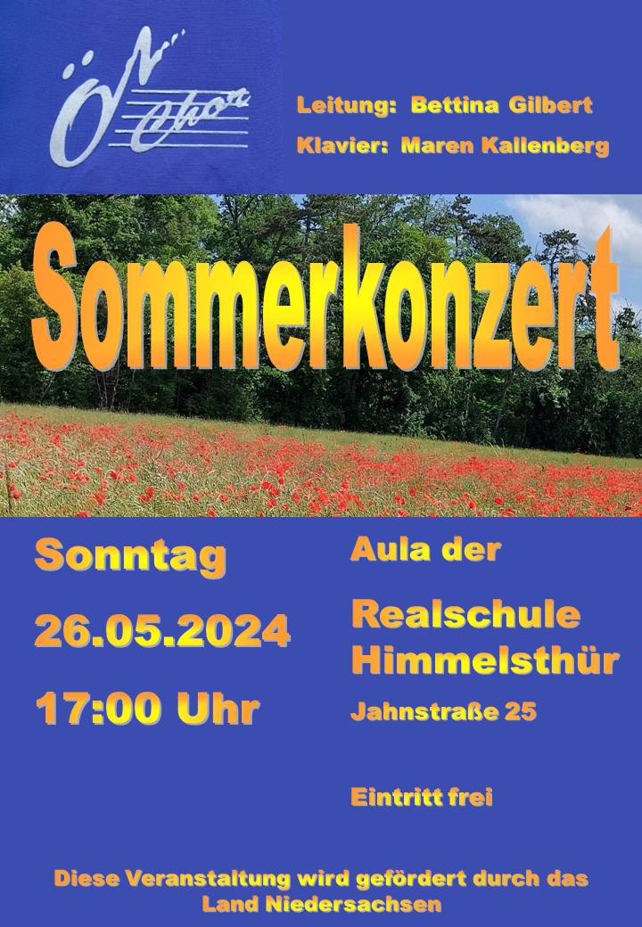 Plakat Sommerkonzert 2024